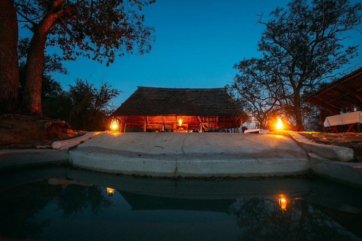 Safari lodge in Uganda